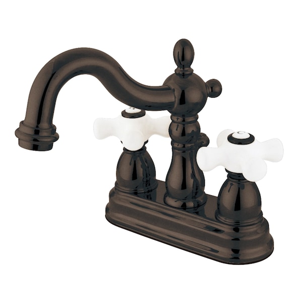 KS1605PX 4" Centerset Bathroom Faucet, Oil Rubbed Bronze